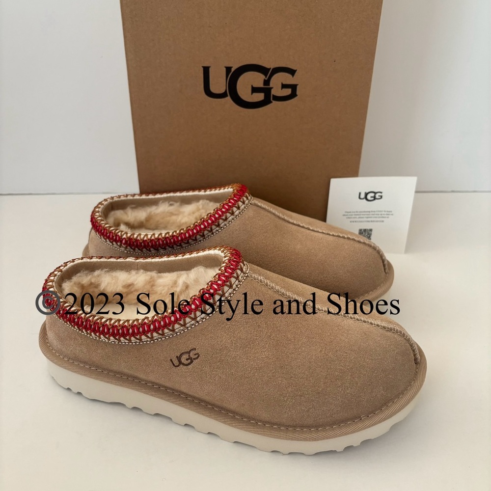 Women’s UGG Tasman Sand Dark Cherry 7 New in Box
